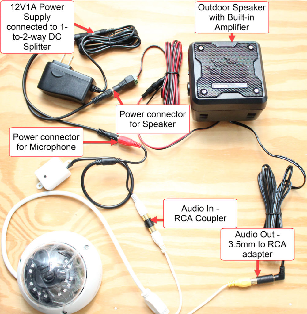 Wired CCTV Cameras with Built-in Microphones