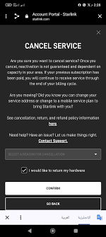 Starlink Nairobi Subscription Suspension