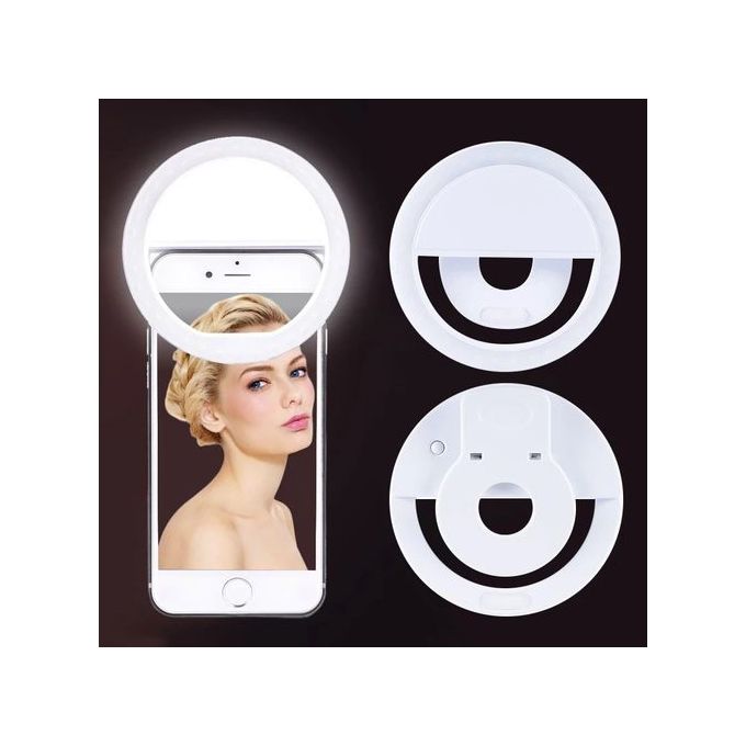 Selfie Rechargeable Phone Selfie Super Bright Light Bulb Ring For Makeup/Vlog image 1