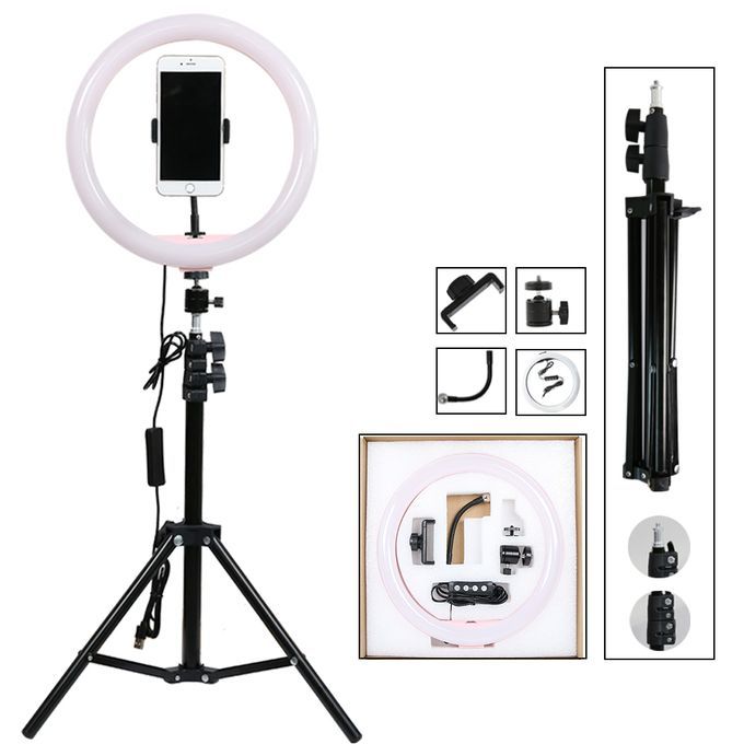 14 Inch Ring Light With 2M Tripod Stand image 1