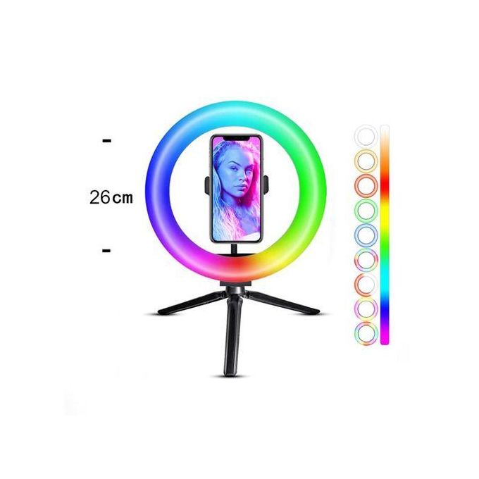 LED Light Tripod Ring Light Youtube Live Video Studio Selfie Light 26cm Photo Stand image 1