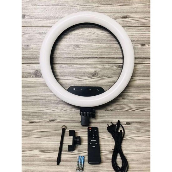 14 inch Studio Selfie Ring Light Dimmable LED with remote control image 1