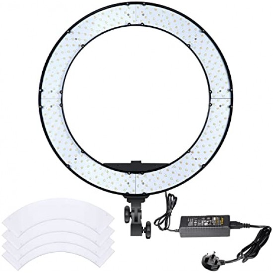18 inches Outer 55W Bi-color Dimmable LED Ring Light Kit image 1