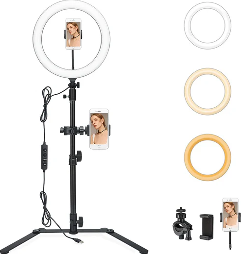 Godox LR120 Bi-Color LED Ring-Light (Black, 12″) (LR120B) image 1