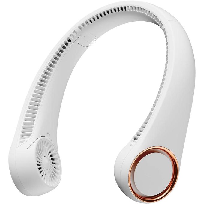 Portable Neck Fan Rechargeable Hands Free Bladeless Portable Mini Fans 3 Speeds 72 Air Outlet Free Adjustment Personal Wearable image 1