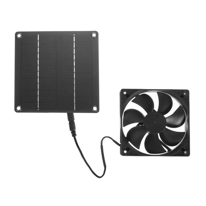3W 12V Solar Panel Air Extractor Mini Ventila image 1