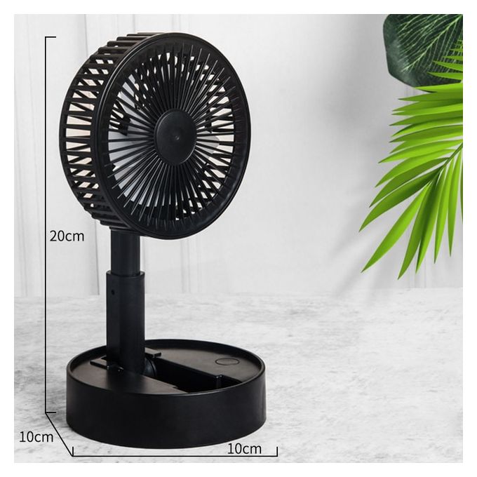 USB Rechargeable Fan Portable Mini Foldable Telescopic Fans image 1