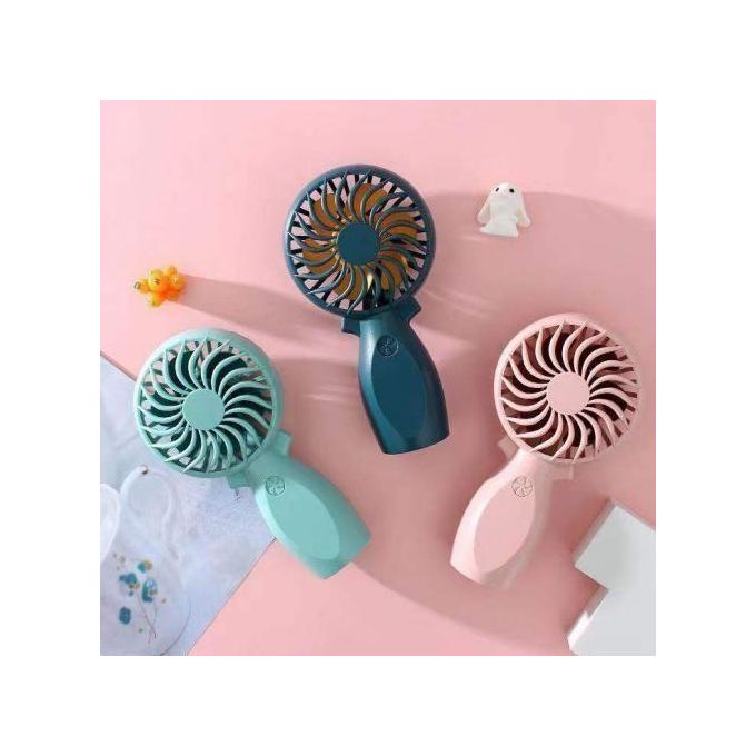 Mini USB Rechargeable Handheld Fan Cooling Air image 1