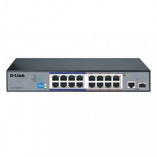D-link DES-F1016P-E/B 16-Port POE+ Surveillance Switch Price in Kenya