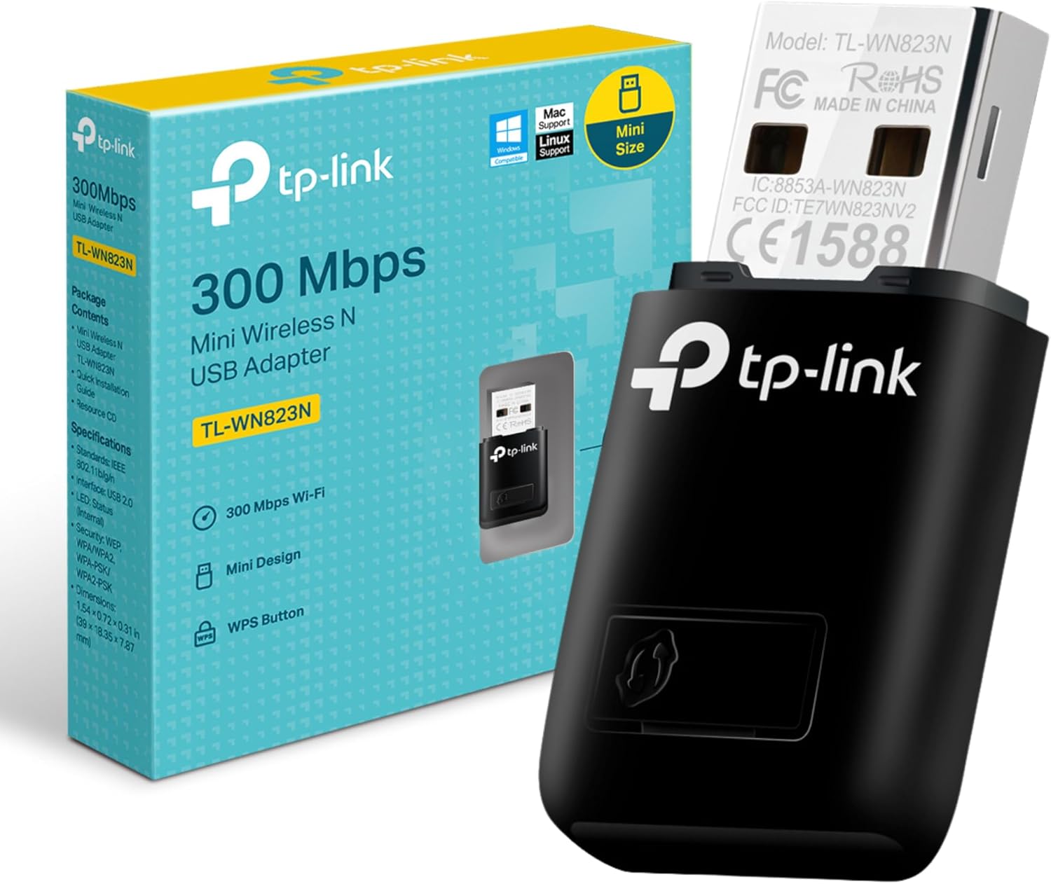 Tp link 300Mbps Wireless Nano USB Adapter TL-WN823N Price in Kenya